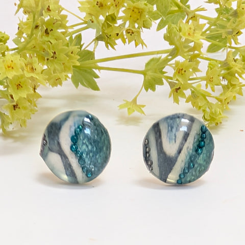 Scape - sterling silver earrings