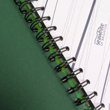 Original Monoprint Bound All Media A5 Notebook – 160gsm Seawhite Paper (50 Pages / 100 Sides) - Diatom
