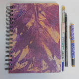 Original Monoprint Bound All Media A5 Notebook – 160gsm Seawhite Paper (50 Pages / 100 Sides) - Flourish