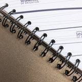 Original Monoprint Bound All Media A5 Notebook – 160gsm Seawhite Paper (50 Pages / 100 Sides) - Yew