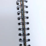 Original Monoprint Bound All Media A5 Notebook – 160gsm Seawhite Paper (50 Pages / 100 Sides) - Coral