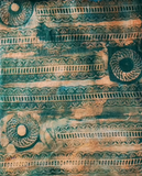 Lace braid edging for gel plate texture making