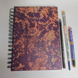 Original Monoprint Bound All Media A5 Notebook – 160gsm Seawhite Paper (50 Pages / 100 Sides) - Corrode
