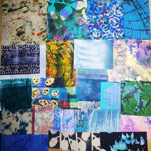 Abstract - Mixed Media Collage paper pack - great for craft projects
