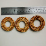 3 x bamboo circles for gel plate texture making