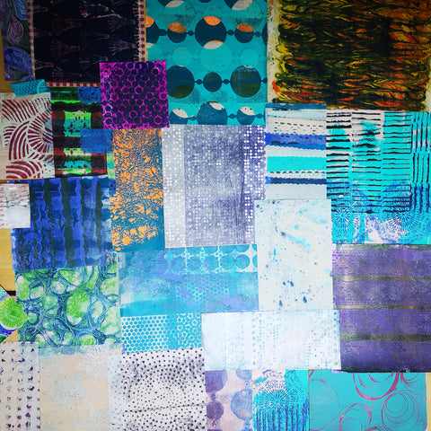 Pattern 1 - Mixed Media Collage paper pack - great for craft projects