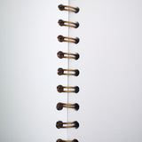 Original Monoprint Bound All Media A5 Notebook – 160gsm Seawhite Paper (50 Pages / 100 Sides) - Copper