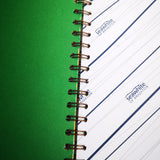 Original Monoprint Bound All Media A5 Notebook – 160gsm Seawhite Paper (50 Pages / 100 Sides) - Verdigris