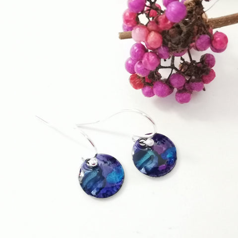 Glory - inky drop earrings