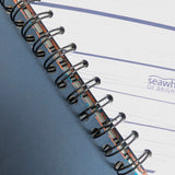Original Monoprint Bound All Media A5 Notebook – 160gsm Seawhite Paper (50 Pages / 100 Sides) - Whisk