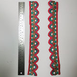 Floral braid for gel plate texture making