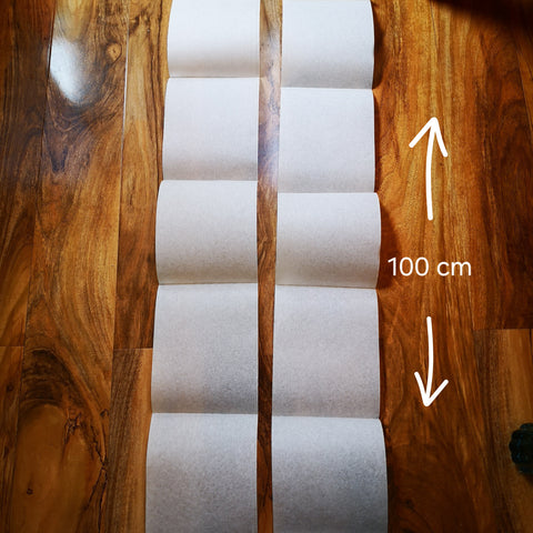 *NEW* THICK Narrow Tea bag paper, 2 sheets perfect for a range of craft projects - 1m x 16cm length