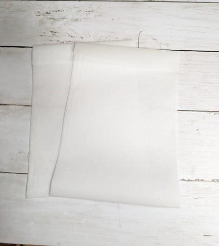 *NEW* EXTRA THIN Narrow Tea bag paper, 2 x sheets perfect for a range of craft projects - 1m x 15cm length