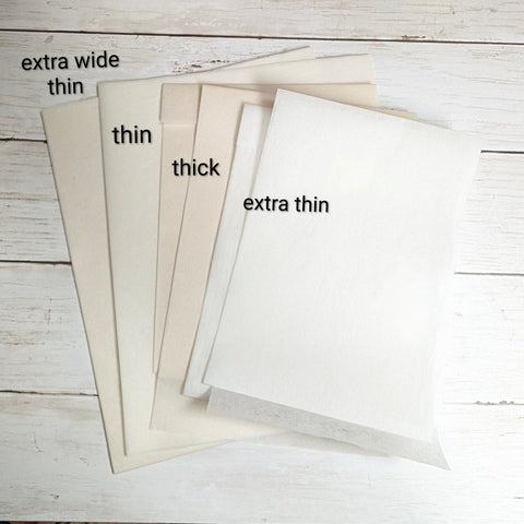 *New* TASTER PACK Tea bag paper one of each of the types, perfect for a range of craft projects - 1m lengths