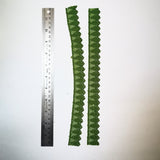 Teardrop edge braid for gel plate texture making