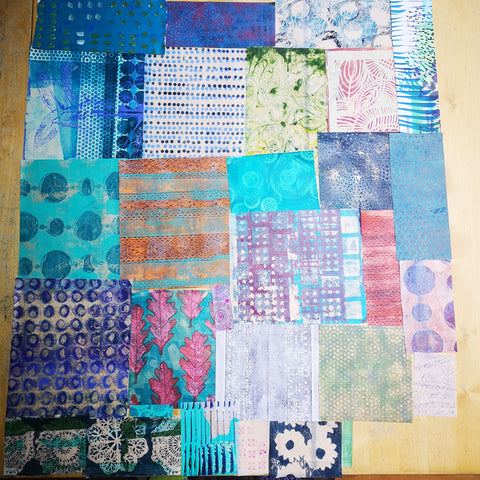 Pattern - Mixed Media Collage paper pack - great for craft projects