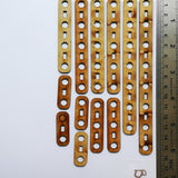 Wooden laser cut pieces for gel plate texture making
