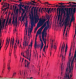 Long tassel sequin braid for gel plate texture making