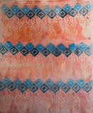 Fancy tassel braid for gel plate texture making