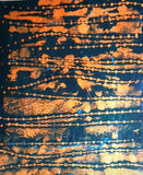 Beaded cord for gel plate texture making