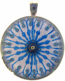 Cornflower pendant