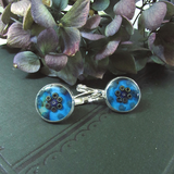 Charm - silver plated earrings