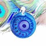 Hyacinth - Inky Circular pendant