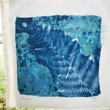 Cyanotype tote bag - Bracken design