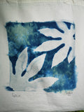 Cyanotype tote bag - Fatsia design