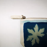 Pencil case/ make up bag (large) - geranium leaf design