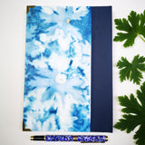 Handbound journal / notebook / diary -  geranium leaf design