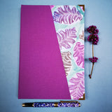 Handbound journal / notebook / diary / Oak leaves design