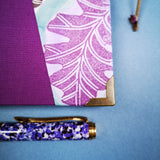 Handbound journal / notebook / diary / Oak leaves design