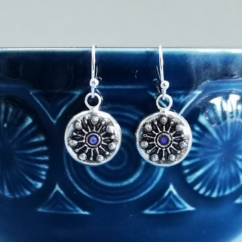 Marvel - silver plated earrings