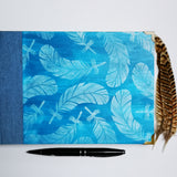 Handbound journal / notebook / diary - feather design