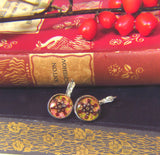 Pimpernel - silver plated earrings