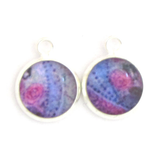 Rosa - silver plated earrings