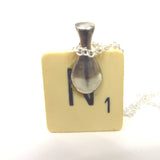 Lagoon - Scrabble tile necklace