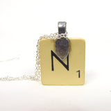 Aster - Scrabble tile necklace