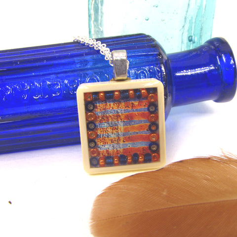Glimmer - Scrabble tile necklace