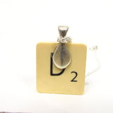 Peony - Scrabble tile necklace