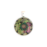 Yarn - silver plated pendant and necklace